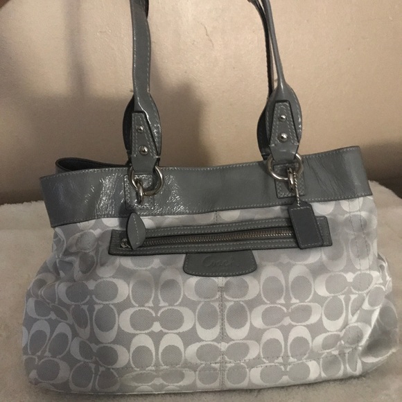 Coach Handbags - Grey Coach Purse